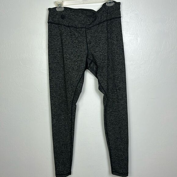 Zella Heather Gray Mid Rise Activewear Leggings Size XL - Picture 1 of 7